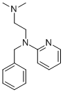 CAS#: 91-81-6, N1,N1-Dimethyl-N2-(Phenylmethyl)-N2-2-Pyridinyl-1,2-Ethanediamine