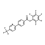 CAS#: 910036-89-4, Pentafluorophenyl 4-[5-(trifluoromethyl)-2-pyridinyl]benzoate