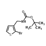 CAS#: 910036-94-1, 2-Methyl-2-propanyl [(2-bromo-3-thienyl)methyl]carbamate
