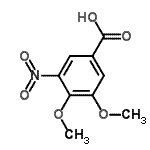CAS#: 91004-48-7, 3,4-Dimethoxy-5-nitrobenzoic acid