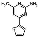 CAS#: 91004-63-6, 4-(2-Furyl)-6-methyl-2-pyrimidinamine