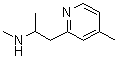 CAS#: 91010-36-5, N-Methyl-1-(4-methyl-2-pyridinyl)-2-propanamine