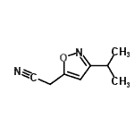 CAS#: 910322-47-3, (3-Isopropyl-1,2-oxazol-5-yl)acetonitrile
