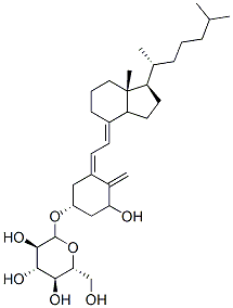 CAS 登录号：91037-29-5， 1-羟基维他命 D3 3-D-吡喃葡萄糖苷