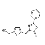 CAS#: 910442-08-9, (4Z)-4-{[5-(Hydroxymethyl)-2-furyl]methylene}-2-phenyl-1,3-oxazol-5(4H)-one