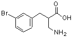 CAS 登录号：910443-86-6， 3-氨基-2-(3-溴苄基)丙酸