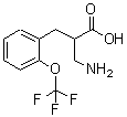 CAS 登录号：910443-92-4， 3-氨基-2-[2-(三氟甲氧基)苄基]丙酸