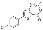 CAS 登录号：91076-94-7， 3-氨基-5-(4-氯苯基)-2-噻吩羧酸乙酯