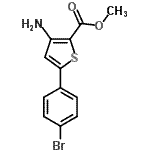 CAS#: 91076-95-8, Methyl 3-amino-5-(4-bromophenyl)-2-thiophenecarboxylate
