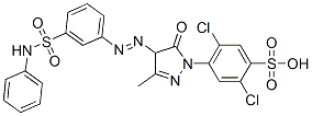 CAS#: 91101-21-2, 2,5-Dichloro-4-[4,5-Dihydro-3-Methyl-5-Oxo-4-[[3-[(Phenylamino)Sulphonyl]Phenyl]Azo]-1H-Pyrazol-1-Yl]Benzenesulphonic Acid