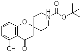 CAS#: 911227-79-7, 2-Methyl-2-propanyl 5-hydroxy-4-oxo-3,4-dihydro-1'H-spiro[chromene-2,4'-piperidine]-1'-carboxylate