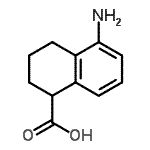 CAS#: 91133-02-7, 5-Amino-1,2,3,4-tetrahydro-1-naphthalenecarboxylic acid
