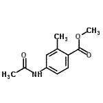 CAS 登录号：91133-71-0， 甲基4-乙酰氨基-2-甲基苯甲酸酯