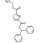 CAS 登录号：911466-95-0， 4-(二苯基甲基)2-乙基1,3-噻唑-2,4-二羧酸酯
