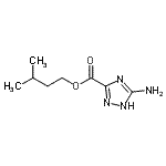 CAS#: 91163-35-8, 3-Methylbutyl 3-amino-1H-1,2,4-triazole-5-carboxylate