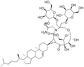 CAS#: 91202-79-8, N-(Tris((beta-Galactopyranosyloxy)Methyl)Methyl)-N(alpha)-(4-(5-Cholesten-3beta-Yloxy)Succinyl)Glycinamide