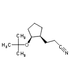 CAS 登录号：91222-91-2， 3-{(1S,2S)-2-[(2-甲基-2-丙基)氧基]环戊基}丙腈