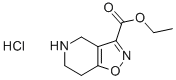CAS#: 912265-91-9, 4,5,6,7-Tetrahydro-Isoxazolo[4,5-c]Pyridine-3-carboxylic Acid Ethyl Ester Hydrochloride (1:1)