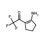 CAS#: 912335-17-2, 1-(2-Amino-1-cyclopenten-1-yl)-2,2,2-trifluoroethanone