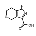 CAS#: 912635-70-2, 1,4,6,7-Tetrahydrothiopyrano[4,3-c]pyrazole-3-carboxylic acid