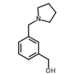 CAS#: 91271-59-9, [3-(1-Pyrrolidinylmethyl)phenyl]methanol