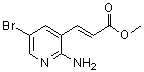 CAS 登录号：912760-74-8， (2E)-3-(2-氨基-5-溴-3-吡啶基)丙烯酸甲酯