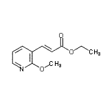 CAS#: 912760-91-9, Ethyl (2E)-3-(2-methoxy-3-pyridinyl)acrylate