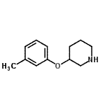 CAS#: 912761-71-8, 3-(3-Methylphenoxy)piperidine
