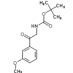 CAS#: 912762-33-5, 2-Methyl-2-propanyl [2-(3-methoxyphenyl)-2-oxoethyl]carbamate