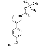 CAS#: 912762-49-3, 2-Methyl-2-propanyl [(2Z)-2-(hydroxyimino)-2-(4-methoxyphenyl)ethyl]carbamate