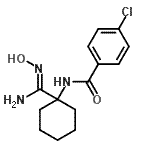 CAS 登录号：912763-51-0， 4-氯-N-[1-(N'-羟基甲脒基)环己基]苯甲酰胺