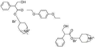 CAS 登录号：91318-09-1， (1,4-二乙氧基苯)双托品铵二溴化物