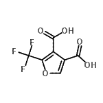 CAS#: 91324-01-5, 2-(Trifluoromethyl)-3,4-furandicarboxylic acid