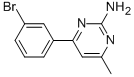 CAS#: 913322-49-3, 4-(3-Bromophenyl)-6-Methyl-2-Pyrimidinamine