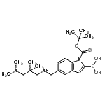 CAS#: 913388-72-4, [5-({[3-(Dimethylamino)-2,2-dimethylpropyl]amino}methyl)-1-{[(2-methyl-2-propanyl)oxy]carbonyl}-1H-indol-2-yl]boronic acid