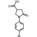 CAS 登录号：91348-51-5， 1-(4-溴苯基)-5-氧代-3-吡咯烷羧酸