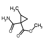 CAS#: 91366-07-3, Methyl 1-carbamoyl-2-methylcyclopropanecarboxylate