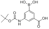 CAS#: 913835-72-0, 3-Borono-5-[[(1,1-Dimethylethoxy)Carbonyl]Amino]-Benzoic Acid