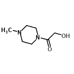 CAS#: 91406-27-8, 2-Hydroxy-1-(4-methyl-1-piperazinyl)ethanone