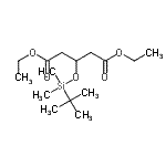 CAS#: 91424-39-4, Diethyl 3-{[dimethyl(2-methyl-2-propanyl)silyl]oxy}pentanedioate
