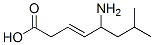 CAS 登录号：91425-25-1， 5-氨基-7-甲基-3-辛烯酸