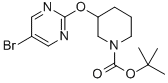 CAS#: 914347-76-5, 3-[(5-Bromo-2-Pyrimidinyl)Oxy]-1-Piperidinecarboxylic Acid 1,1-Dimethylethyl Ester