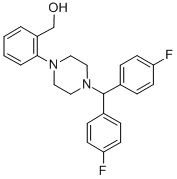 CAS#: 914349-61-4, 2-[4-[Bis(4-Fluorophenyl)Methyl]-1-Piperazinyl]-Benzenemethanol
