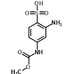 CAS 登录号：914358-36-4， 2-氨基-4-[(甲氧羰基)氨基]苯磺酸