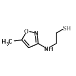 CAS#: 91438-41-4, 2-[(5-Methyl-1,2-oxazol-3-yl)amino]ethanethiol