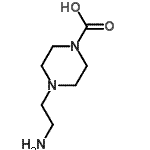 CAS#: 91441-53-1, 4-(2-Aminoethyl)-1-piperazinecarboxylic acid