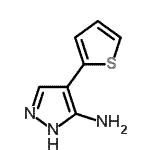 CAS#: 91447-40-4, 4-(2-Thienyl)-1H-pyrazol-5-amine