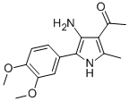 CAS#: 91480-90-9, 1-[4-Amino-5-(3,4-Dimethoxyphenyl)-2-Methyl-1H-Pyrrol-3-Yl]Ethanone