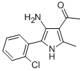 CAS#: 91481-02-6, 1-[4-Amino-5-(2-Chlorophenyl)-2-Methyl-1H-Pyrrol-3-Yl]Ethanone