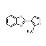 CAS#: 91493-30-0, 2-(2-Methyl-3-furyl)-1,3-benzothiazole